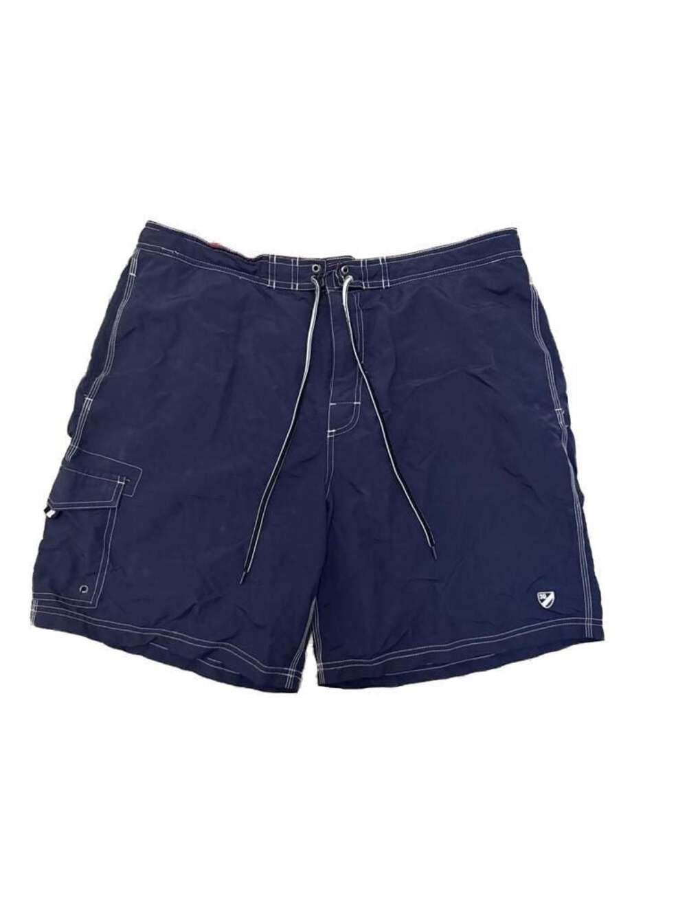 Cremieux Navy Blue Swim Trunks